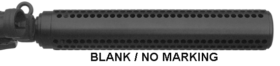 MFI M4 Style Fake Silencer for ATI GSG5 GSG-5 (HK MP5 Style) .22 Caliber Carbine BLANK / No Marking