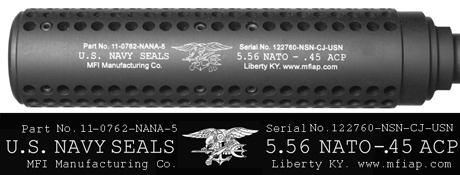 MFI M4 Style Fake Silencer Navy Seal Logo / Laser Engraving