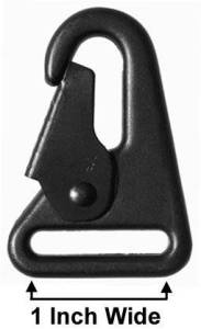 MFI 1 inch Snap Sling Hook (HK MP5 Style) Fits AK47, HK G3, HK94 & SIG 550, 551, 552, 551A1 and SIG USA 556.