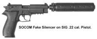 MFI SOCOM for SIG Sauer Mosquito .22 Caliber Pistol or Custom Threaded for over 15 different thread patterns.