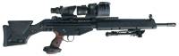 PTR-91 / HK 91 / HK G3 Sniper Rifle with Trijicon ACOG & PVS-22 Night Vison Scope.
