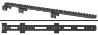 MFI 14" Long Low Profile Scope Mount for HK91with SLOTS / WINDOWS for serial numbers.