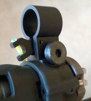 MFI SIG 551 / 550 SANs Style Front Hooded Sight with fiber optic.