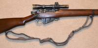 Reproduction of WWII Holland & Holland British Enfield 4 Mk.1 "T" Sniper Rifle Experimental Sling DD (E) 3543 Mills Equipment Company / M. E. Co. / Aged / Battle Worn / Price includes S&H via 1st Class Mail.