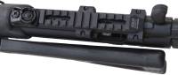MFI Special Low Profile Scope Mount for HK MP5K series weapons. Special as it allows greater space for the over molded cocking handle to be operated. Photo is a customer's registered NFA / SBR.