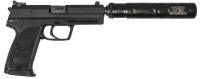 MFI - MFI SOCOM Style Fake Silencer for HK USP-45 or HK 45 Tactical with the Full Length SOCOM Adapter 16mm X 1.0 Pitch Left Hand Thread (Includes USPS Priority Mail & Insurance) will NOT allow functional firing. / NON-RETURNABLE - Image 3