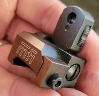 BLEM / MFI SIG MAD Rear Sight for the SIG 522 .22LR ONLY /  Anodizing Turned Bronze?