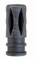 Top view of MFI CETME L Bird Cage Style HK G3 / HK91 Muzzle Brake for any weapon with 1/2 X 28 RH 2022 CA DOJ Compliant Muzzle Brake. Fits Any Weapon with 1/2 X 28 thread & .223 / .556 Exit Hole / Price Includes S&H via 1st Class USPS