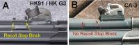 Do I have a recoild stop block or not on a FMP / CA-3 / CA3?