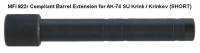 MFI (SHORT) BARREL EXTENSION FOR AK-74 SU / M4 UNIVERSAL SHROUD 922r Compliant / SIAGA SGL-31  / AK74 California 30"+ OAL - 24mm X 1.5 Pitch  Right Hand
