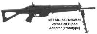 MFI SIG 556 & 55X / 551 Versa-Pod Bipod Adapter.
